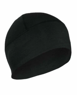 Merino Beanie Black Schwarz