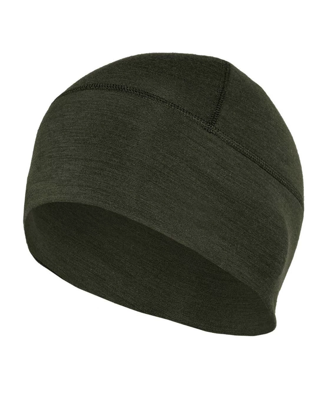 Merino Beanie Olive Green 4 Merino Beanie Olive Green – Bild 2