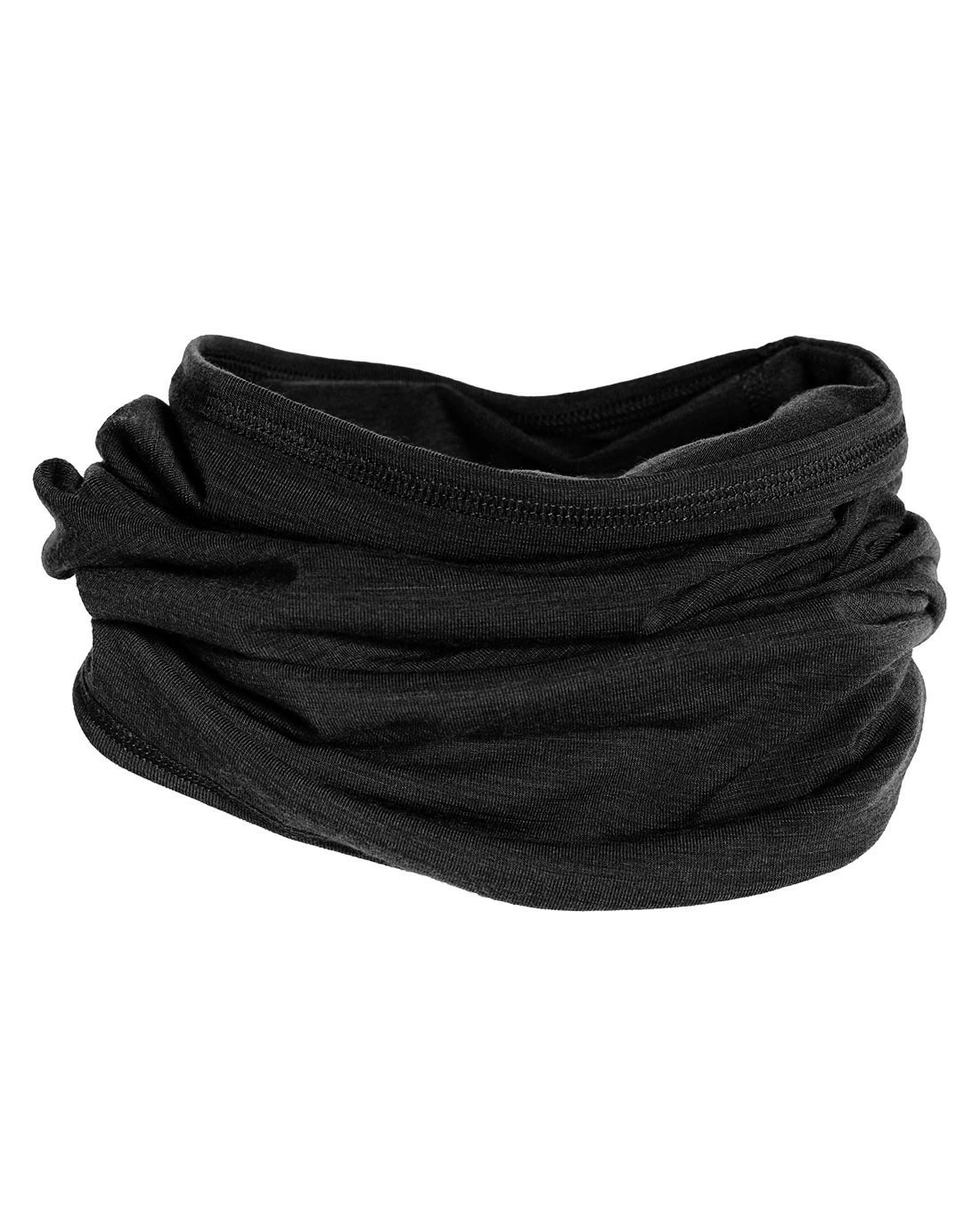 Merino Neck Gaiter Black Schwarz 4 Merino Neck Gaiter Black Schwarz – Bild 2