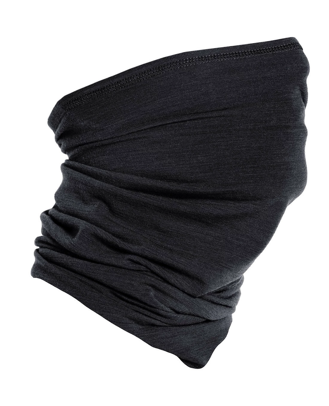 Merino Neck Gaiter Black Schwarz 6 Merino Neck Gaiter Black Schwarz – Bild 4