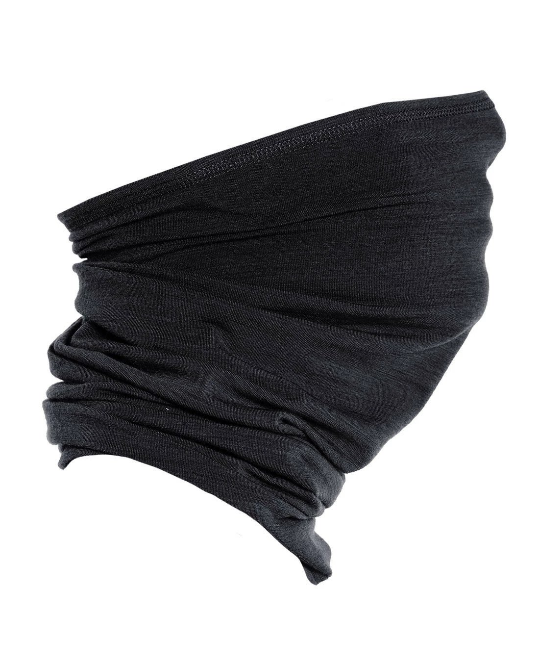 Merino Neck Gaiter Black Schwarz 7 Merino Neck Gaiter Black Schwarz – Bild 5