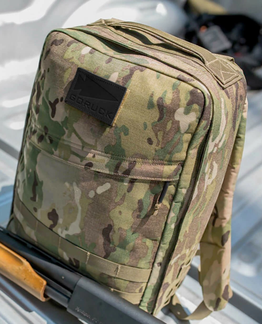 GORUCK Spearhead Black Leather Patch 4 GORUCK Spearhead Black Leather Patch – Bild 2