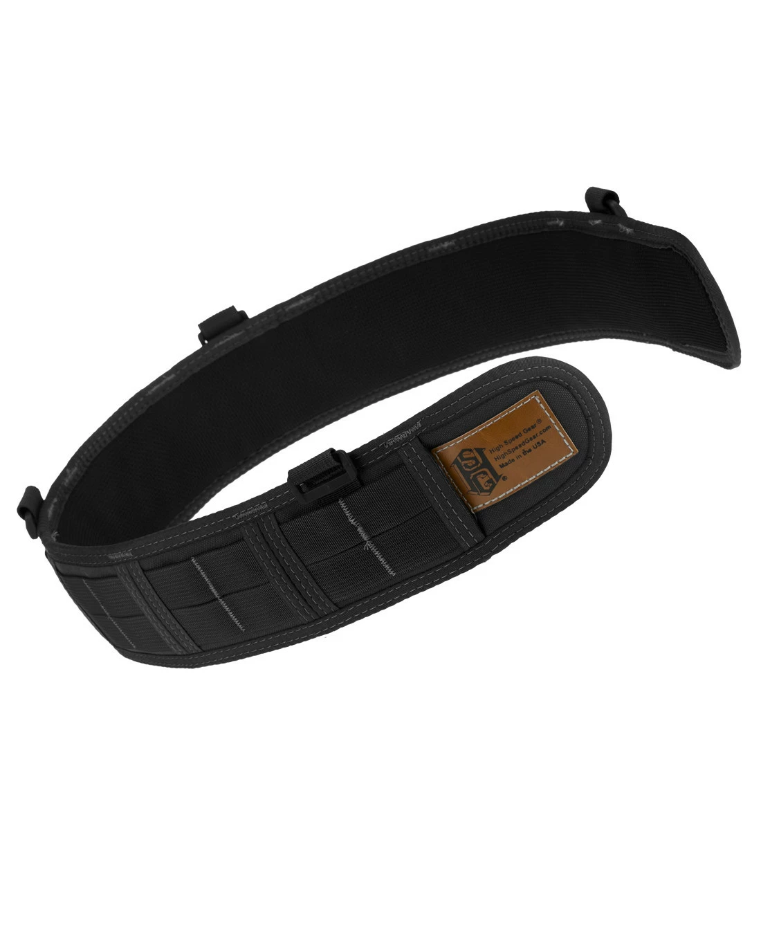 Slim Grip Padded Belt Slotted Black Schwarz 3 Slim Grip Padded Belt Slotted Black Schwarz