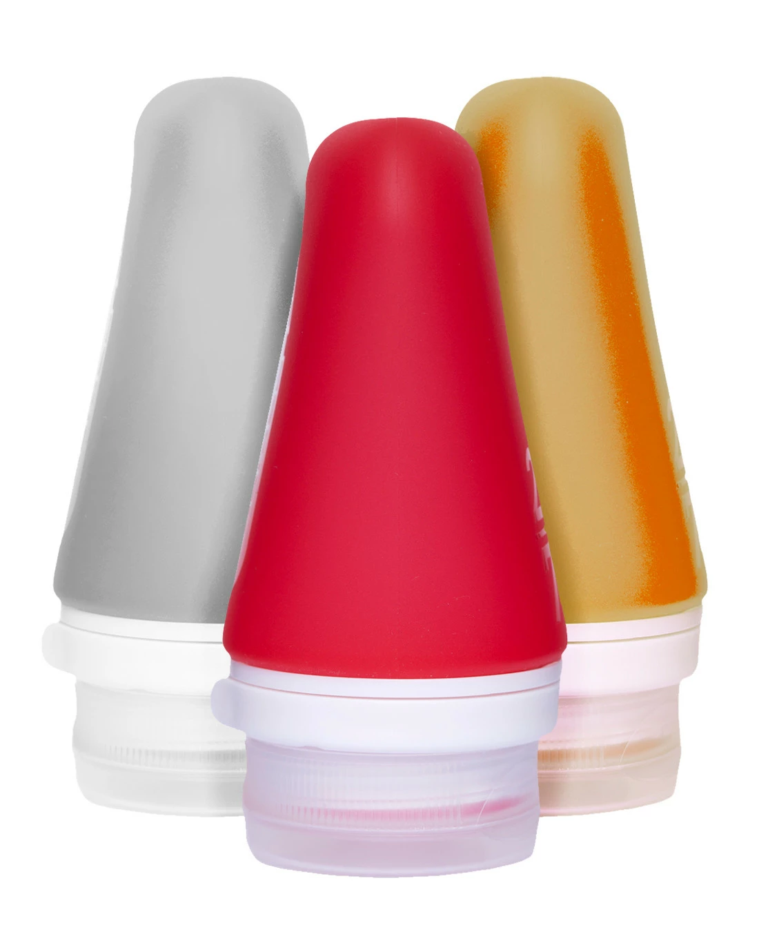 Humangear GoToob 74ml 3er PackTRANSPARENT/ROT/ORANGE 4 Humangear GoToob 74ml 3er PackTRANSPARENT/ROT/ORANGE – Bild 2