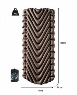 Klymit Static V Luxe Stone Grey/Black -Outdoor Ausrüstung Verkaufs-Shop klymit static v luxe stone grey black 06vlst02d 7