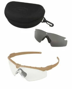 Oakley SI Ballistic M-Frame 3.0 Dark Bone / Klar & Grau