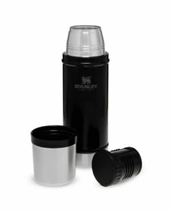 Stanley Classic Vacuum Bottle 0.47l Matt Schwarz -Outdoor Ausrüstung Verkaufs-Shop stanley classic vacuum bottle 047l matt schwarz 668501 2