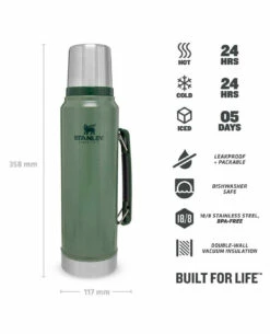 Stanley Classic Vacuum Bottle 1.0l Grün 10 Stanley Classic Vacuum Bottle 1.0l Grün -Outdoor Ausrüstung Verkaufs-Shop stanley classic vacuum bottle 10l gruen 668300 4