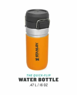 Stanley Quick-Flap Water Bottle 0.47l Safrangelb -Outdoor Ausrüstung Verkaufs-Shop stanley quick flap water bottle 047l safrangelb 674303 5