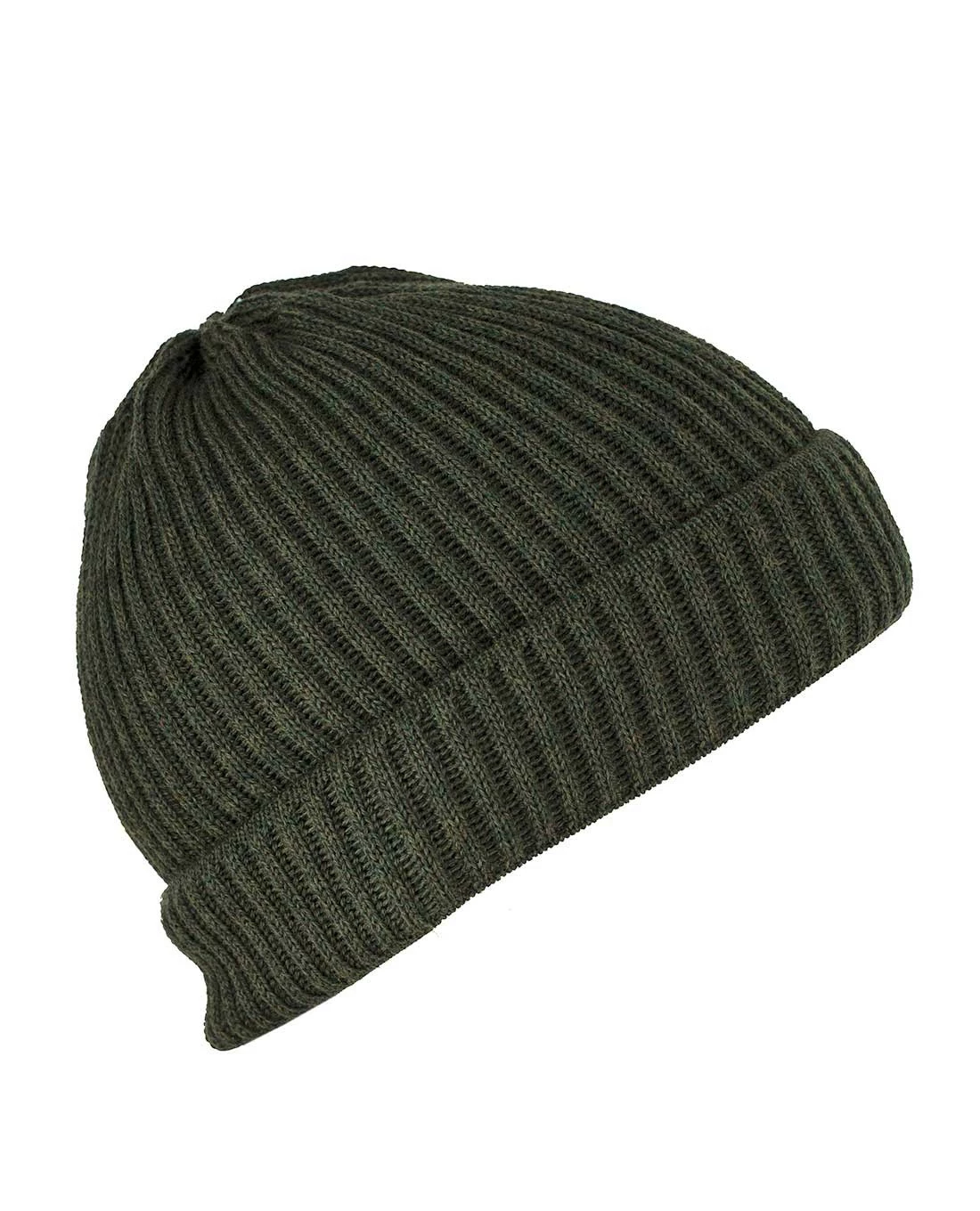 Classic Merino Beanie Oliv 4 Classic Merino Beanie Oliv – Bild 2