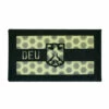 Deutschland Flagge Schwarz Nachleuchtend -Outdoor Ausrüstung Verkaufs-Shop tacwrk deutschland flagge schwarz nachleuchtend 0008 0096 1