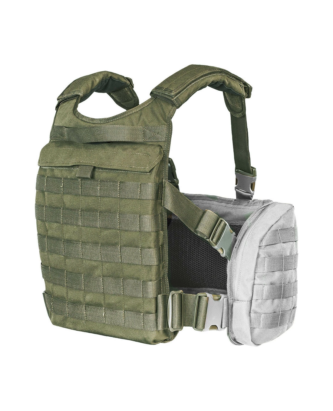 Tasmanian Tiger Rückenplatte Trooper Back Plate Oliv 3 Tasmanian Tiger Rückenplatte Trooper Back Plate Oliv