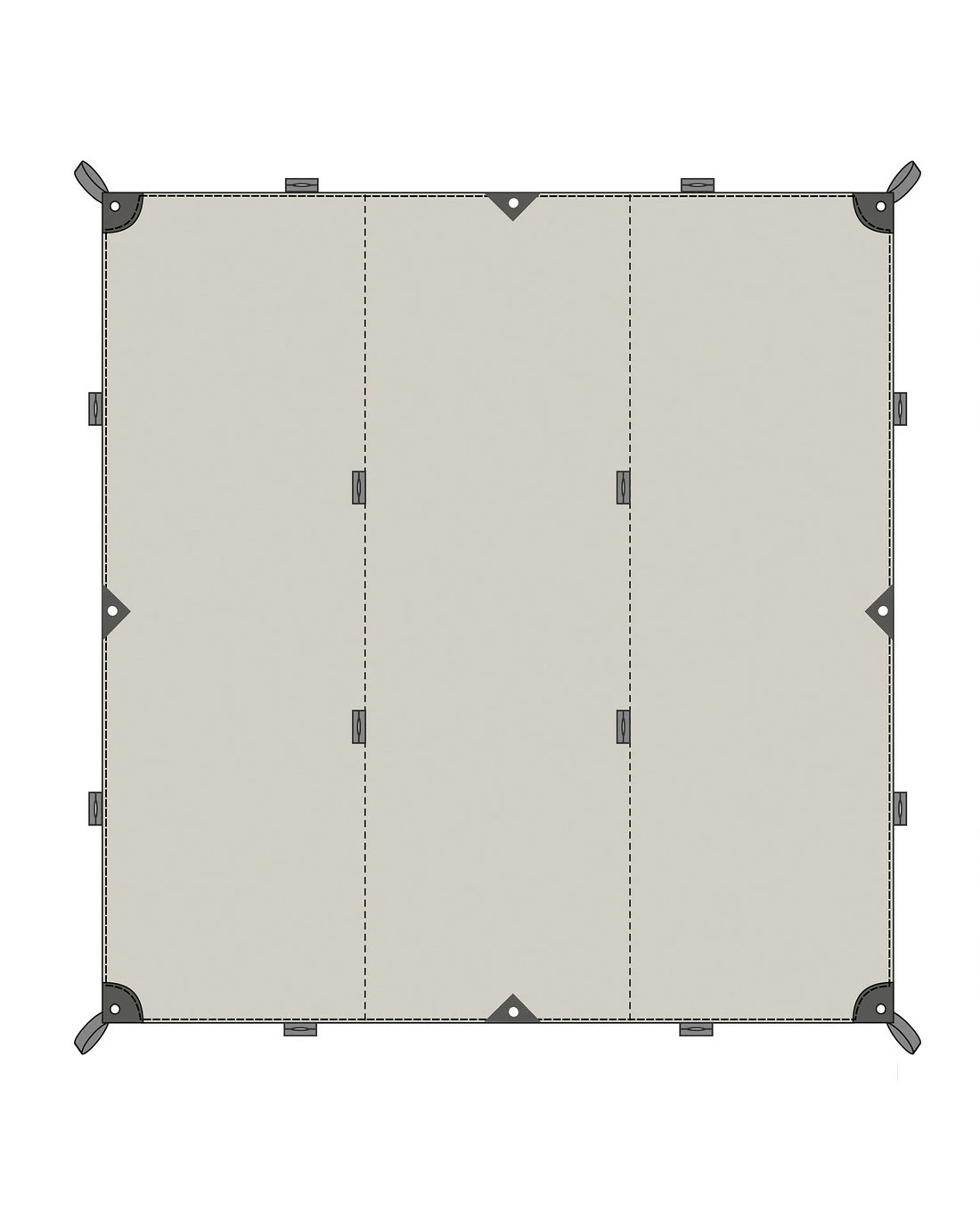 Tatonka Tarp 2 TC Sand Beige 3 Tatonka Tarp 2 TC Sand Beige