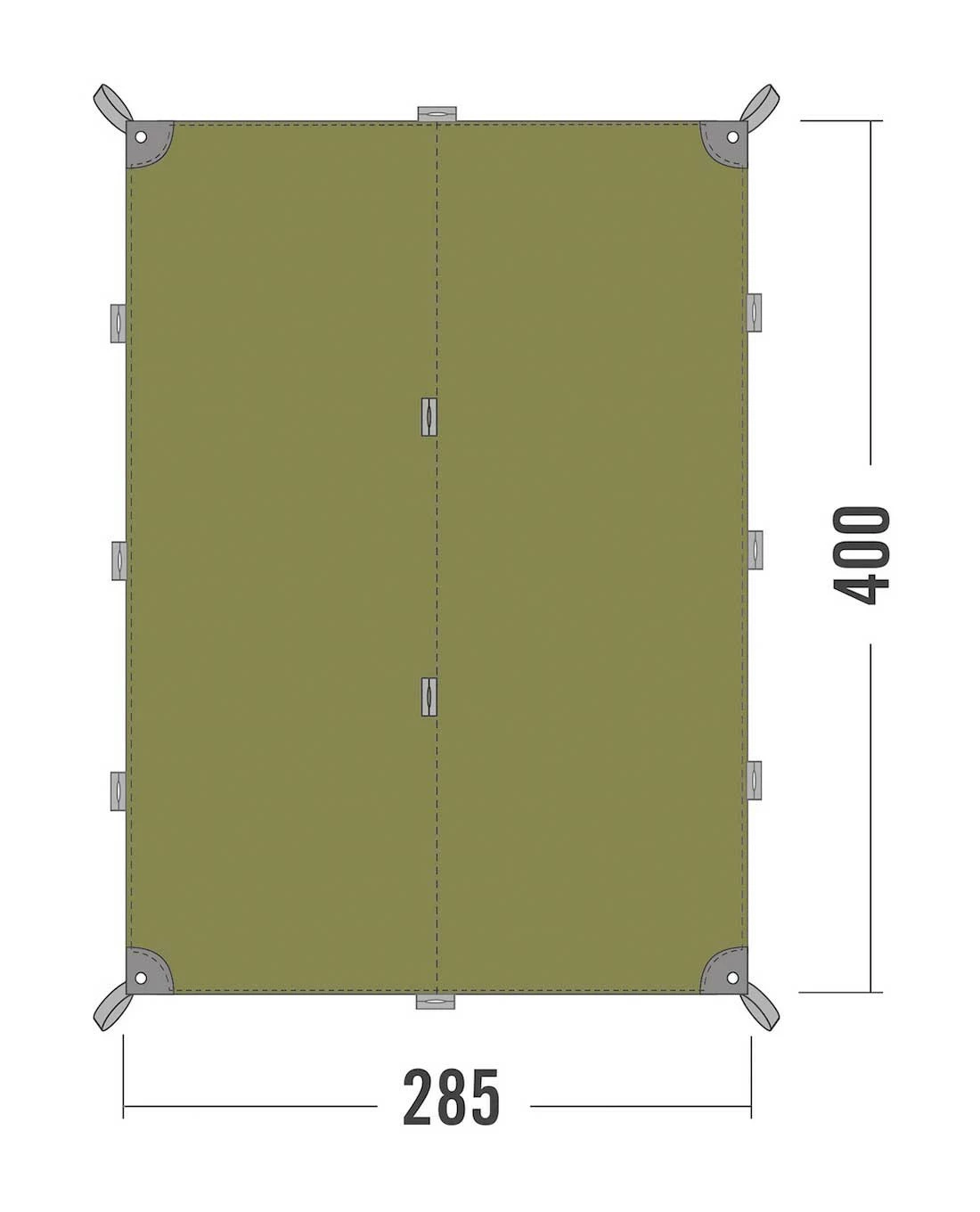 Tatonka Tarp 4 Light Olive 4 Tatonka Tarp 4 Light Olive – Bild 2