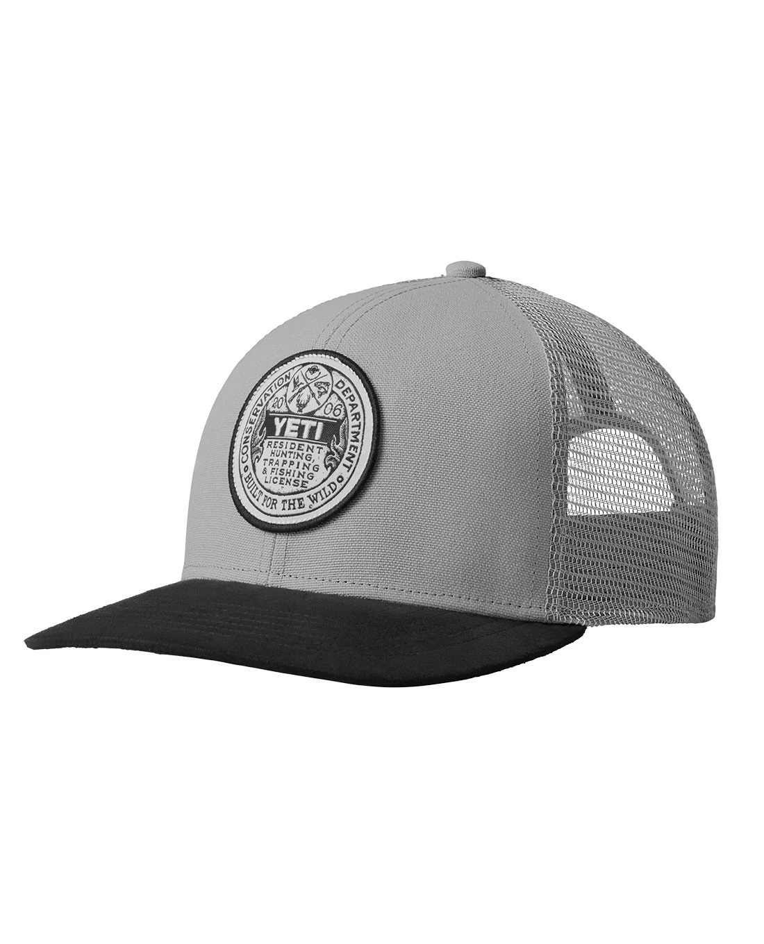 Yeti Trapping License Trucker Grey/Black 3 Yeti Trapping License Trucker Grey/Black